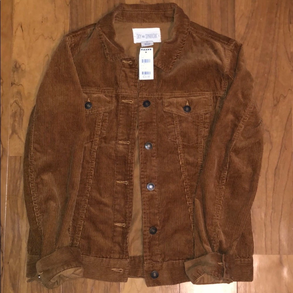Brown corduroy jacket